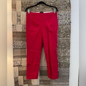 J crew Martie pants red EUC